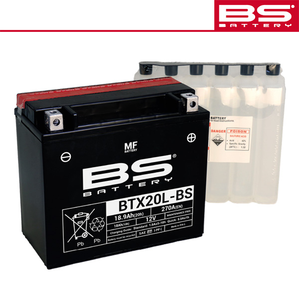 Batería BS Battery BTX20L-BS MF