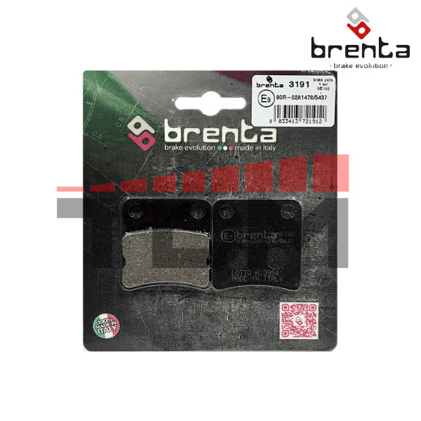 Pastillas de Freno Brenta Orgánicas BR3191